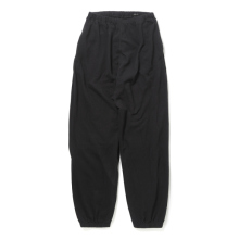 COMOLI / コモリ | LWコットン裏毛 パンツ - Black