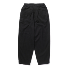 COMOLI / コモリ | ブラックドリル テーパードパンツ - Black