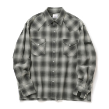 N.HOOLYWOOD / エヌハリウッド | 2261-SH61-014-peg WESTERN SHIRT - Black Check