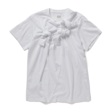 RhodolirioN / ロドリリオン | Three Knot Short Sleeve Top - White