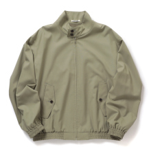 AURALEE / オーラリー | ULTRA FINE TROPICAL WOOL ZIP BLOUSON (メンズ) - Light Khaki