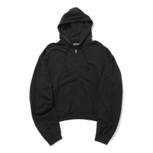 AURALEE / オーラリー | HIGH TWIST LIGHT SWEAT ZIP PARKA (メンズ) - Ink Black