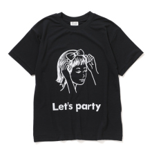 RhodolirioN / ロドリリオン | Printed Tee - Let's Party - Black