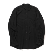 COMOLI / コモリ | レーヨン コモリシャツ - Black