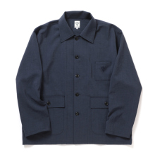 South2 West8 / サウスツーウエストエイト | Hunting Shirt - Poly Oxford - Navy