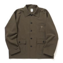 South2 West8 / サウスツーウエストエイト | Hunting Shirt - Poly Oxford - Brown