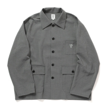 South2 West8 / サウスツーウエストエイト | Hunting Shirt - Poly Oxford - Grey
