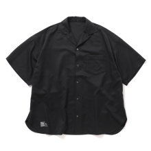 FreshService / フレッシュサービス | COOLFIBER OPEN COLLAR S/S SHIRT - Black