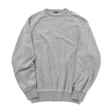 COMOLI / コモリ | グレー裏毛 クルーネック - Gray