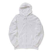 COMOLI / コモリ | ジャージ ジップパーカ - White