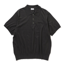 URU / ウル | KNIT POLO - D.Charcoal
