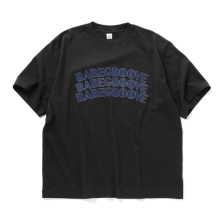 blurhmsROOTSTOCK / ブラームスルーツストック | RAREGROOVE Print Tee WIDE - Ink Black×Blue-PT