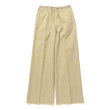 AURALEE / オーラリー | GARMENT-DYED FINX SHUTTLE WEATHER DRAWSTRING PANTS (レディース) - Khaki Beige