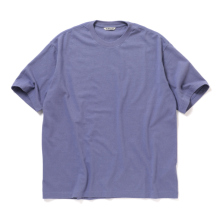 AURALEE / オーラリー | BRUSHED ORGANIC COTTON JERSEY TEE (メンズ) - Light Purple