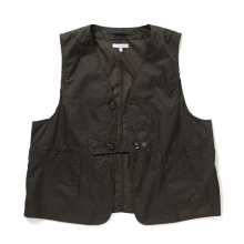 ENGINEERED GARMENTS / エンジニアドガーメンツ | Upland Vest - Nylon Micro Ripstop - Brown