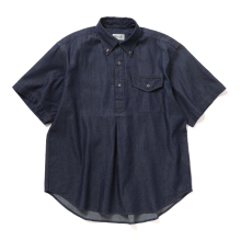 ENGINEERED GARMENTS / エンジニアドガーメンツ | EG Workaday - Popover Shirt - 4.5oz Denim Shirting - Indigo