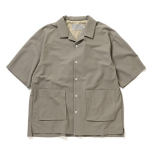 CURLY / カーリー | BIRD'S EYE JERSEY OPEN-COLLAR SHIRT - Beige