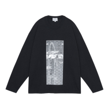 C.E / シーイー | WASHED MD Wirecutter LONG SLEEVE T - Black