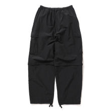 COMOLI / コモリ | リップストップ コンバーティブル6Pパンツ - Black