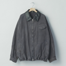 ssstein / シュタイン | 店頭にて完売_SULFUR DYED OXFORD VINTAGE JACKET - Black