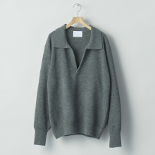 ssstein / シュタイン | EXTRA FINE WOOL KNIT SKIPPER - Grey