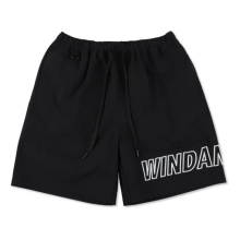 WIND AND SEA / ウィンダンシー | BIG LOGO SHORTS - Black