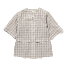 STEAF. / スティーフ | HUNTER SHEER SHIRTS - Fur Brown