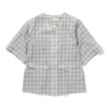 STEAF. / スティーフ | HUNTER SHEER SHIRTS - Lead Black