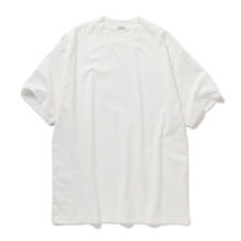 INTERIM / インテリム | HIGH GAUGE SUVIN JERSEY / S/S TEE - Pure White