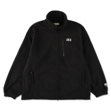 WIND AND SEA / ウィンダンシー | FLEECE ZIP-UP JACKET - Black
