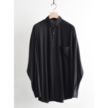 COMOLI / コモリ | THINコットン コモリシャツ - Black