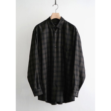 COMOLI / コモリ | ウールチェック シャツ - Check