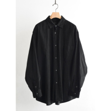 COMOLI / コモリ | コーデュロイ コモリシャツ - Black