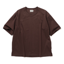 CURLY / カーリー | T/C TRICOT TEE - D.Brown
