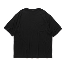 COMOLI / コモリ | サマーウール 半袖Tシャツ - Black