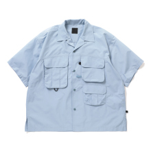 DAIWA PIER39 / ダイワピア39 | TECH MULTI TOOL POCKET SHIRT S/S SOLID - Ice Blue
