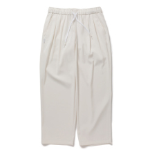 S.F.C Stripes For Creative / エスエフシー | TWO TUCK WIDE PANTS - White