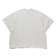 S.F.C Stripes For Creative / エスエフシー | SUPER BIG SS FLAT TEE (TECH) - White
