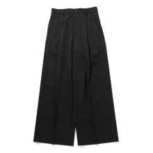 ssstein / シュタイン | EXTRA WIDE TROUSERS - Black