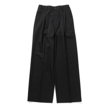 ssstein / シュタイン | EASY LONG WIDE TROUSERS - Black