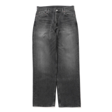 ssstein / シュタイン | RELAX FIT DENIM PANTS - Black