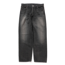 ssstein / シュタイン | OVERSIZE FIT DENIM PANTS - Black