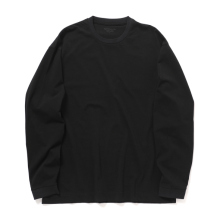 KANEMASA PHIL. / カネマサフィル | 36G High Twist LS Tee - Black