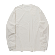 KANEMASA PHIL. / カネマサフィル | 36G High Twist LS Tee - White