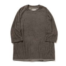CURLY / カーリー | VINTAGE PILE Q/S TEE - Charcoal