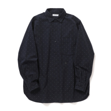 nanamica / ナナミカ | Regular Collar Dot Wind Shirt - Navy