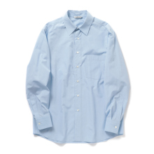AURALEE / オーラリー | FINX LIGHT WEATHER CHAMBRAY SHIRT (メンズ) - Sax Blue Chambray