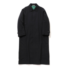 AURALEE / オーラリー | ULTRA FINE WOOL TWILL WOOL-LINED COAT (メンズ) - Dark Navy×Mix Green
