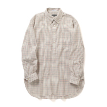 ENGINEERED GARMENTS / エンジニアドガーメンツ | 19 Century BD Shirt - Brushed Cotton Tattersall - Ivory