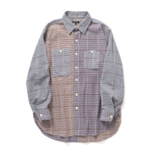 ENGINEERED GARMENTS / エンジニアドガーメンツ | Work Shirt - Cotton Color Block Check - Multi Color